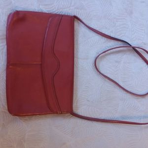 3/$15 Red Vintage leather purse